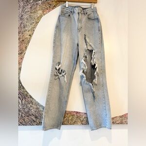Pacsun 90s boyfriend destroyed jeans 27